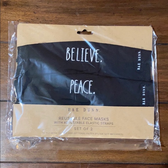 Rae Dunn face masks 2 pack